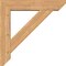 Ekena Millwork Traditional Slat Smooth Bracket w/ Offset Brace, Western Red Cedar, 7 1/2"W x 36"D x 36"H BKT0806X36X36TRA06SWR - alternate 3